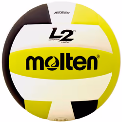 Molten Premium Competition NFHS Approved L2 Volleyball  Black/Lime (IVU-BLK/LIM-HS)