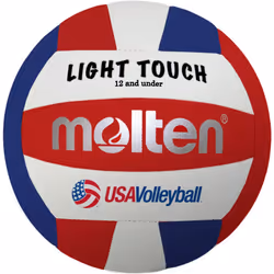 Molten MS240-3 Light Touch Volleyball Red/White/Blue