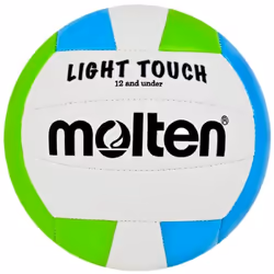 Molten MS240-3 Light Touch Volleyball  Green/Blue/White   12 & Under/8.1 oz