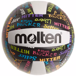 Molten Volleyball Positions Recreational Volleyball  Black/Neon Colors