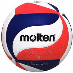 Molten FLISTATEC Volleyball - Official Volleyball of USA Volleyball Red/White/Blue
