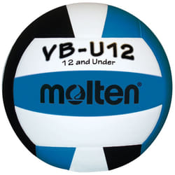 Molten VBU12 Light Volleyball  Aqua/Black/White  12 & under