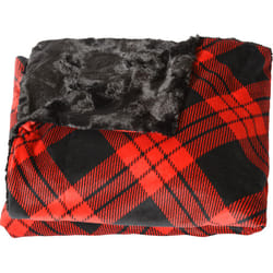 cAMP cASUAL Throw Blanket for camping - Plush Reversible camping Blanket for Indoor & Outdoor Settings - Machine Washable Soft Blanket - 100% Polyeste