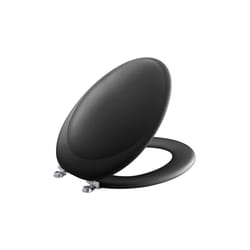 KOHLER K-4615-CP-7 Revival Toilet Seat  Black Black