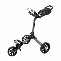 Bag Boy Nitron 3 Wheel Golf Push Cart  Easy 1 Step Open and Fold  Scorecard Console  Beverage Holder  Mobile Device Holder  H ...