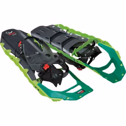 MSR Revo™ Explore, Mountain terrain snowshoes, Hiking/Recreational, Adults, Unisex, Green, Steel