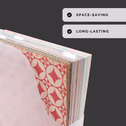Advantus Vertical Scrapbook Paper Holder  Frosted