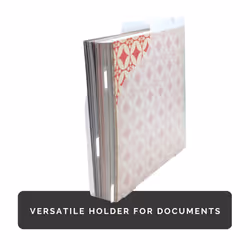 Advantus Vertical Scrapbook Paper Holder  Frosted
