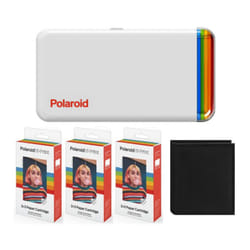 Polaroid Originals Hi-Print 2 x 3-Inch Pocket Photo Printer with Bluetooth Bundle Hi-Print 2x3-Inch Paper Cartridge (3-Pack  20 Sheets) and Album for