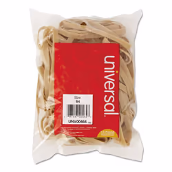 Universal 00464 Rubber Bands Size 64 3-1/2 x 1/4 80 Bands/1/4lb Pack (UNV00464)