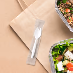 Solo MOW6-0007 disposable spoon Disposable spork Polypropylene White 1000 pc(s)