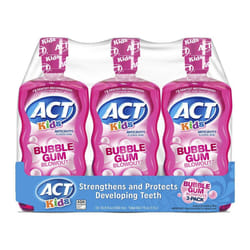 ACT Kids Bubblegum Blowout Anti-Cavity Rinse  3 ct./16.9 Oz.Net Wt 50.7 Oz  50.7 Fl Oz