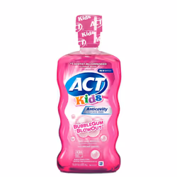 ACT Kids Anticavity Fluoride Mouthwash  Bubble Gum Blow Out [3 Pack]