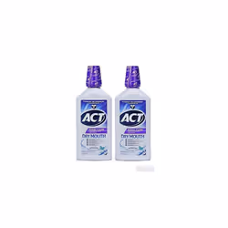 ACT Total Care Dry Mouth Anticavity Fluoride Mouthwash Soothing Mint 33.80 oz (Pack of 2)