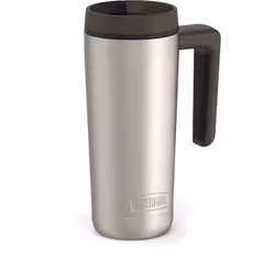 THERMOS ALTA SERIES Stainless Steel Mug 18 Ounce  Matte Steel/Espresso Black