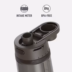 ALTA SERIES BY THERMOS Hydration Bottle with Spout 24 Ounce  Espresso Black