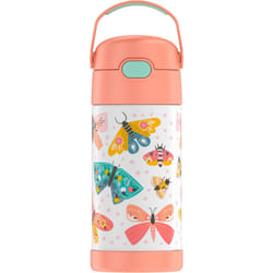 THERMOS FUNTAINER F4101 Stainless Steel Kids Bottle 12 Ounce Butterfly