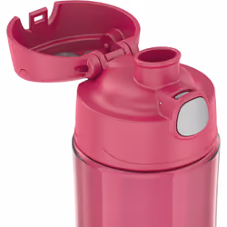 THERMOS FUNTAINER 16 Ounce Plastic Hydration Bottle with Spout  Raspbe