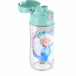 THERMOS FUNTAINER 16 Ounce Plastic Hydration Bottle with Spout Frozen 2