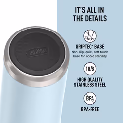 THERMOS ICON SERIES Stainless Steel Water Bottle with Screw Top Lid - 32 Ounce  Glacier - Vacuum Insulated Water Bottle with Lid