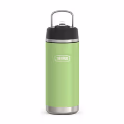 THERMOS ICON SERIES Insulated Water Bottle with Straw Lid - 18 Ounce Lime - Stainless Steel Vacuum Insulated Water Bottle wi ...