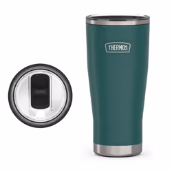 THERMOS ICON SERIES Stainless Steel Cold Tumbler with Slide Lock 24 Ounce Spruce