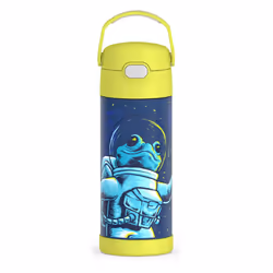 THERMOS 410mL Stainless Steel NonLicensed FUNtainer Bottle  Space Frog  14 oz