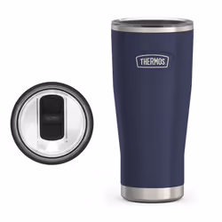 THERMOS ICON SERIES Stainless Steel Cold Tumbler with Slide Lock 24 Ounce Mystical Navy