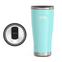THERMOS ICON SERIES Stainless Steel Cold Tumbler with Slide Lock  24 Ounce  Sea Green