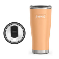 THERMOS ICON SERIES Stainless Steel Cold Tumbler with Slide Lock  24 Ounce  Melon