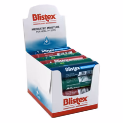 Blistex 81269 Assorted Medicated Balm Pack of 24