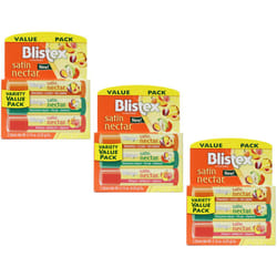Blistex Satin Nectar Lip Moisturizer Variety Value Pack 0.15 Ounce Each (3 Pack)