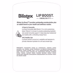 Blistex Lip Boost Immunity  Lip Balm  Intensive Hydration  Vitamin C  Coconut Oil & Beeswax  Moisturizer (Pack of 2)