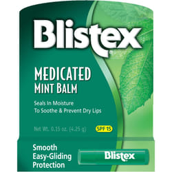 Blistex Medicated Mint Lip Balm  015 Ounce Pack of 24  Prevent Dryness  Chapping  SPF 15 Sun Protection  Seals in Moisture