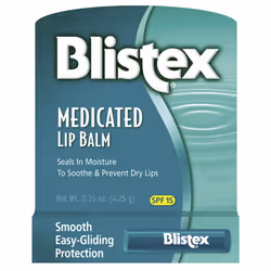 Blistex Medicated Lip Balm  0.15 Ounce  (Pack of 24) - Prevent Dryness & Chapping  SPF 15 Sun Protection  Seals in Moisture   ...
