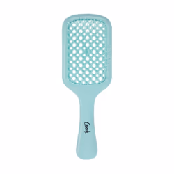Planet Goody Ocean Rescue Vented Paddle Brush  All Hair Types - Teal  Ouchless Detangler Brush with Flexible Bristles  Helps  ...