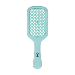 Planet Goody Ocean Rescue Vented Paddle Brush  All Hair Types - Teal  Ouchless Detangler Brush with Flexible Bristles  Helps Accelerate Drying  Use as