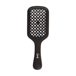 GOODY Planet Vented Paddle Brush Black - Detangler Comb for Thick Curly & Fine Hair - Pain-Free Hair Accessories for Women Men & Kids - Remo