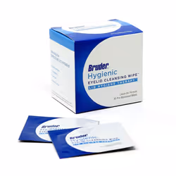 Bruder Hygienic Eyelid Cleansing Wipes | Rinse-Free Exfoliating Wipes Remove Excess Oil and Debris from Eyelids & Lashes | Re ...