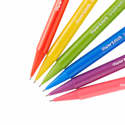 Paper Mate Sharpwriter Mechanical Pencils  #2 Lead  0.7 mm  Assorted Barrel Colors  Pack Of 6