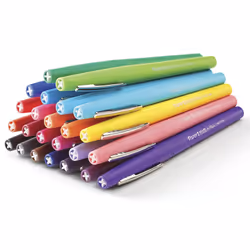 Paper Mate Flair Felt Tip Pens Medium Point 0.7 Millimeter Marker Pens Back to School Supplies for Teachers & Students Assorted Colors  24 Count