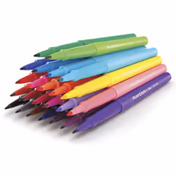 Paper Mate Flair Felt Tip Pens Medium Point 0.7 Millimeter Marker Pens Back to School Supplies for Teachers & Students Assorted Colors  24 Count