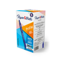 Papermate Profile Retractable Gel Pens, Medium Point (0.7mm)