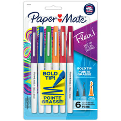 Papermate Flair felt pen Bold Assorted colours 6 pc(s)