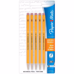 Paper Mate Sharpwriter Mechanical Pencils 0.7mm 5 ea