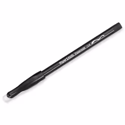 Paper Mate Erasermate Stick Medium Tip Ballpoint Pens  4 Black Ink Pens (3164458PP)