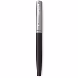 Parker Jotter Fountain Pen  Bond Street Black Metal Body  Medium Point  Blue Ink  Includes Gift Box