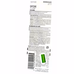 Maybelline New York Define-A-Line Eyeliner  Brownish Black  0.01 fl. oz.