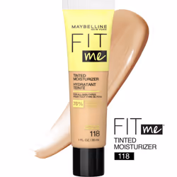 Maybelline Fit Me Tinted Moisturizer  Natural Coverage  Face Makeup  118  1 Count
