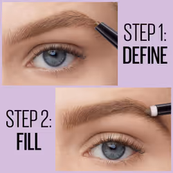 Maybelline New York Maybelline Express Brow 2-in-1 Pencil and Powder  Deep Brown  0.02 Fl. Ounce  260 Deep Brown  0.02 fluid_ounces (Pack of 2)